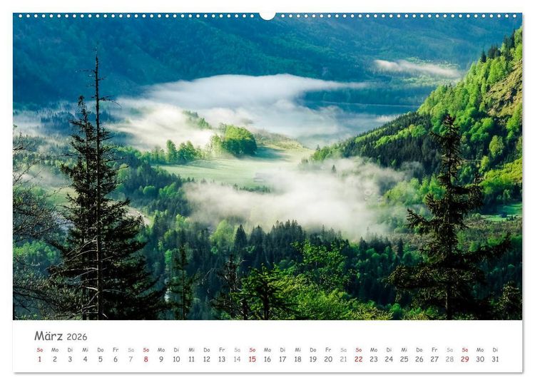 Produktbild: Gemma wandern - Wanderungen im Salzkammergut (hochwertiger Premium Wandkalender 2026 DIN A2 quer), Kunstdruck in Hochglanz