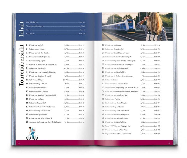 Produktbild: 45 Touren und Trips f&uuml;r das Deutschland-Ticket