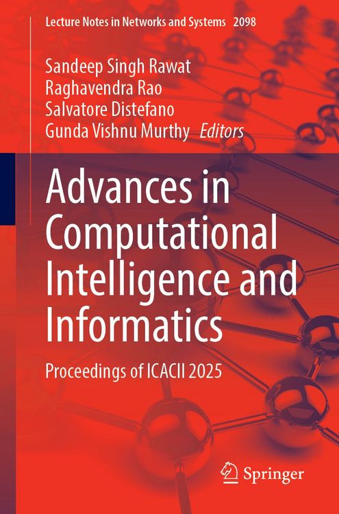 Produktbild: Advances in Computational Intelligence and Informatics