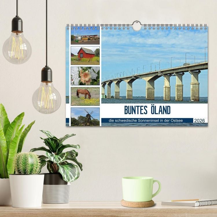 Produktbild: BUNTES &Ouml;LAND (Wandkalender 2026 DIN A4 quer), CALVENDO Monatskalender
