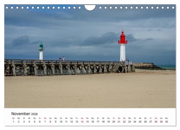 Produktbild: Unterwegs in der Normandie (Wandkalender 2026 DIN A4 quer), CALVENDO Monatskalender
