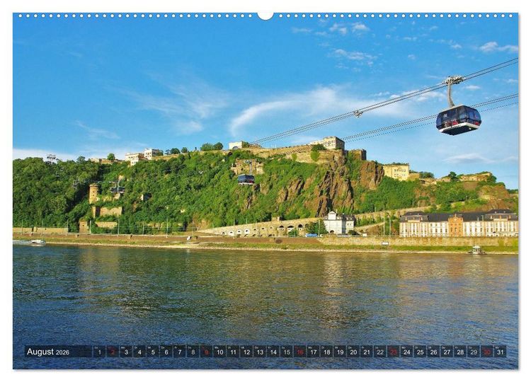 Produktbild: Koblenz Die Stadt am Deutschen Eck (Wandkalender 2026 DIN A2 quer), CALVENDO Monatskalender