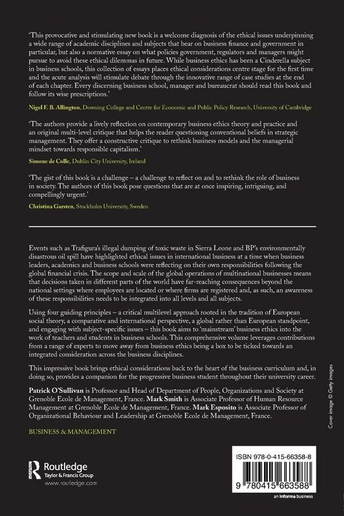 Produktbild: Business Ethics