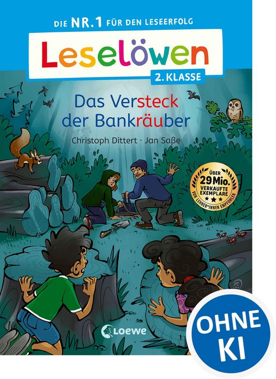 Produktbild: Lesel&ouml;wen 2. Klasse - Das Versteck der Bankr&auml;uber