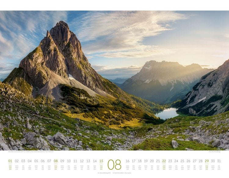 Produktbild: Naturparadies Alpen Kalender 2027