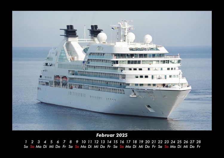Produktbild: Schiffe 2025 Fotokalender DIN A3