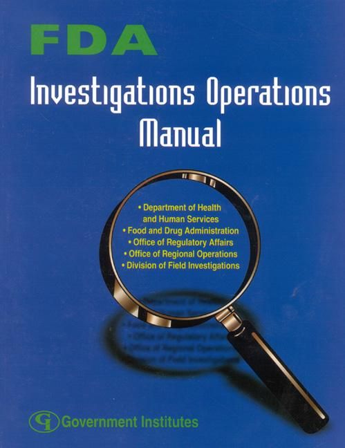 Produktbild: FDA Investigations Operations Manual