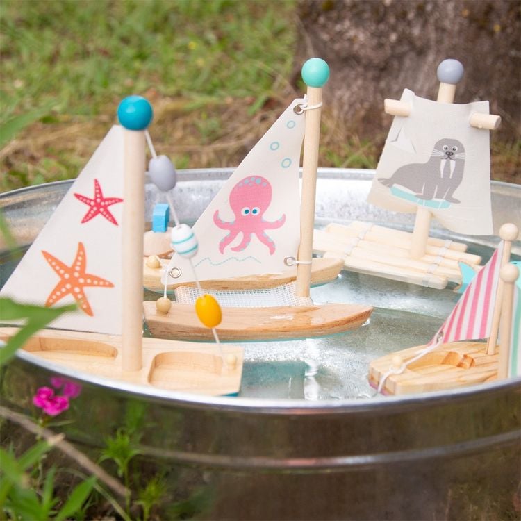 Produktbild: Small foot 11658 - Segelboot Seestern, Wasserspielzeug