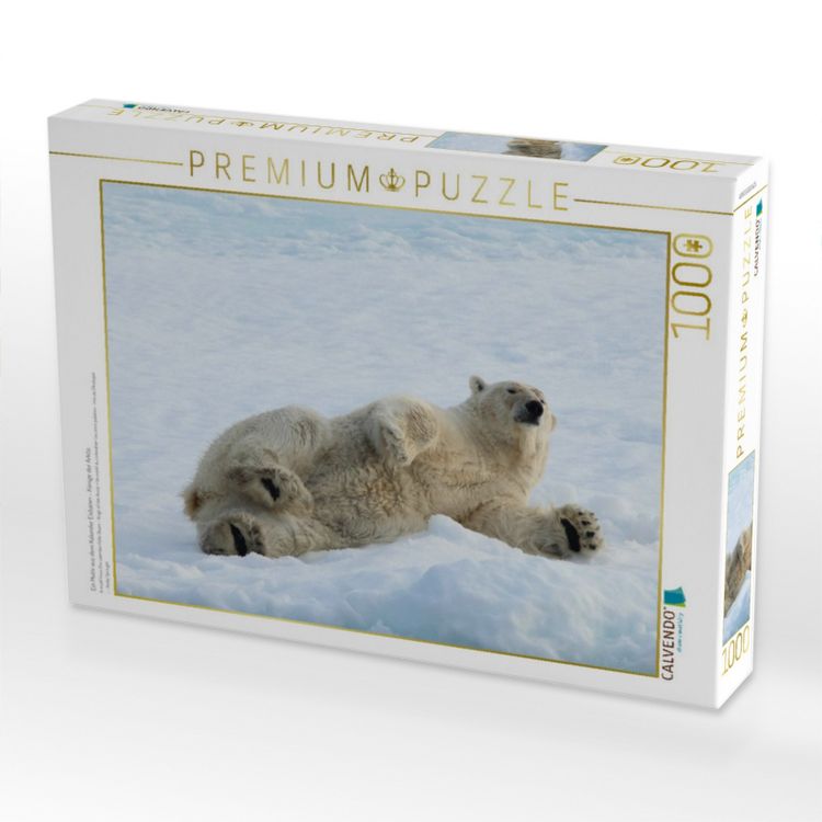 Produktbild: CALVENDO Puzzle Ein Motiv aus dem Kalender Eisb&auml;ren - K&ouml;nige der Arktis | 1000 Teile Lege-Gr&ouml;&szlig;e 64x48cm Foto-Puzzle f&uuml;r gl&uuml;ckliche Stunden