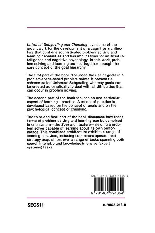 Produktbild: Universal Subgoaling and Chunking