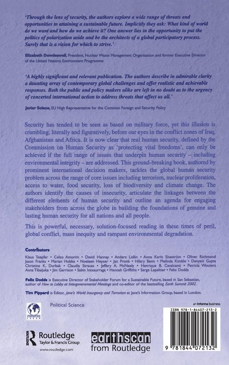 Produktbild: Human and Environmental Security