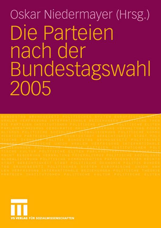 Produktbild: Die Parteien nach der Bundestagswahl 2005