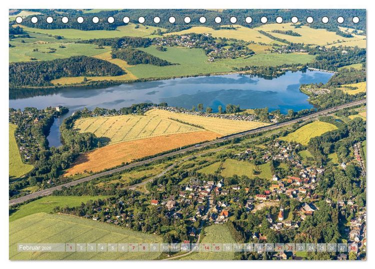 Produktbild: Vogtland - Farben einer Landschaft (Tischkalender 2026 DIN A5 quer), CALVENDO Monatskalender