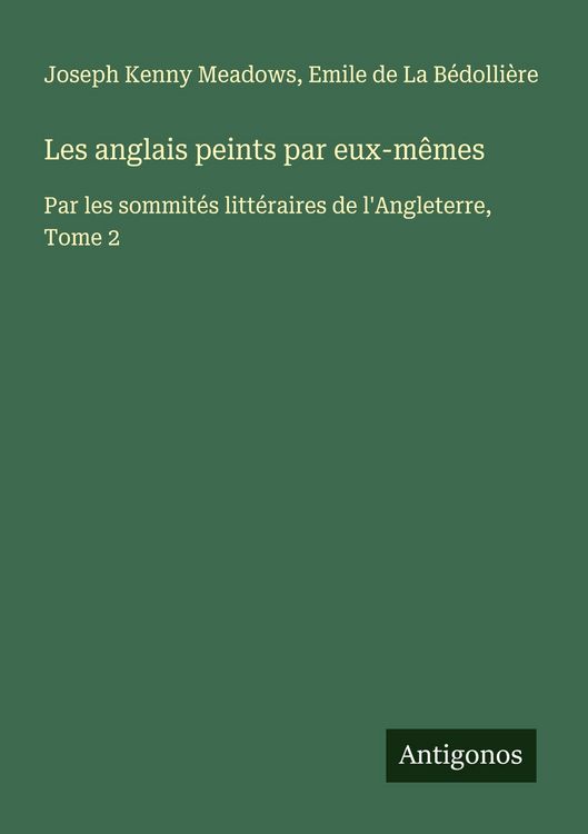 Produktbild: Les anglais peints par eux-m&ecirc;mes