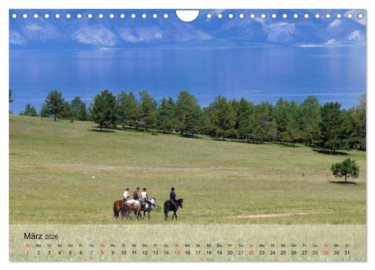 Produktbild: Olchon - Insel im Baikalsee (Wandkalender 2026 DIN A4 quer), CALVENDO Monatskalender