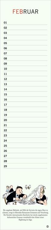 Produktbild: Loriot Geburtstagskalender Langplaner