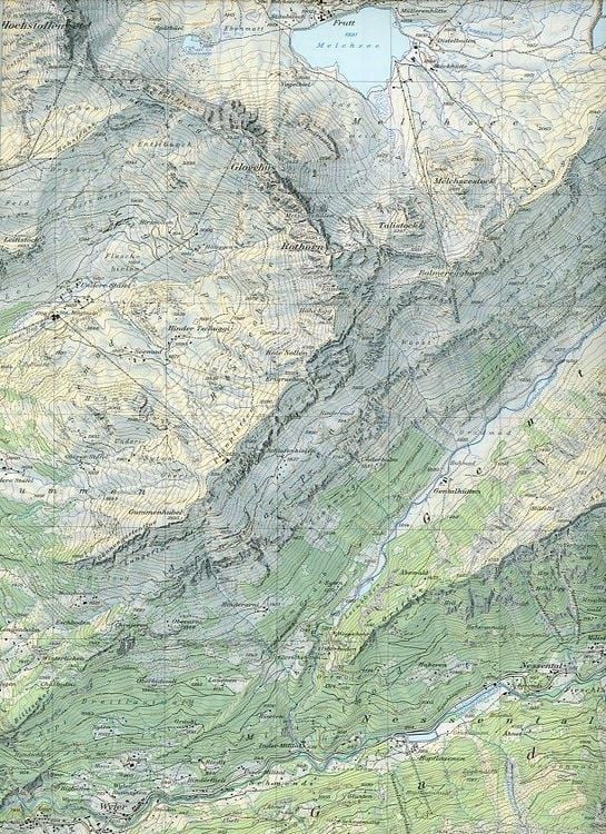 Produktbild: Swisstopo 1 : 25 000 Innertkirchen