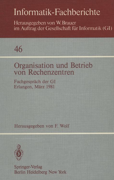 Produktbild: Organisation und Betrieb von Rechenzentren