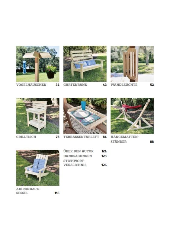 Produktbild: Gartenm&ouml;bel aus Holz