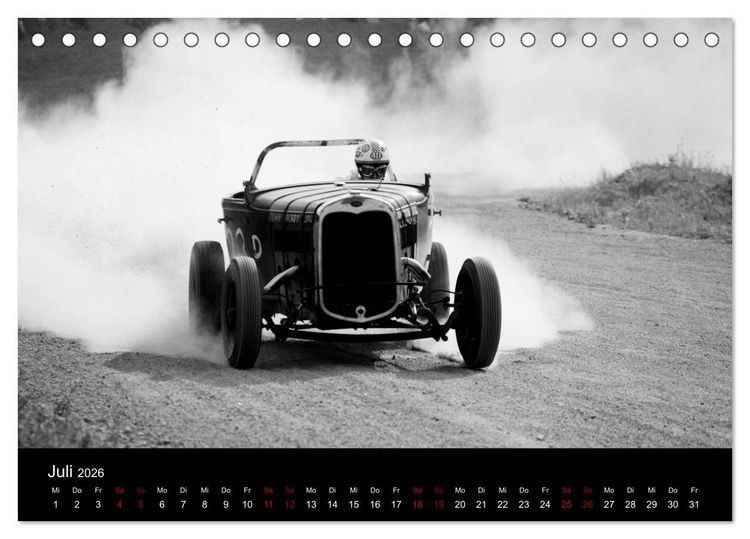 Produktbild: Dirt Track Races (Tischkalender 2026 DIN A5 quer), CALVENDO Monatskalender