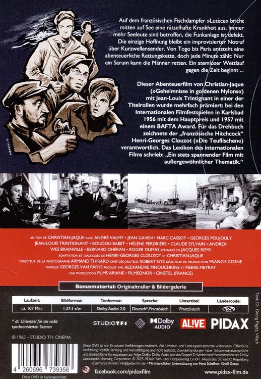 Produktbild: TKX antwortet nicht (Si tous les gars du monde) / Preisgekr&ouml;nter Abenteuerfilm mit Jean-Louis Trintignant (Pidax Film-Klassiker)