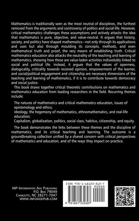 Produktbild: Critical Mathematics Education