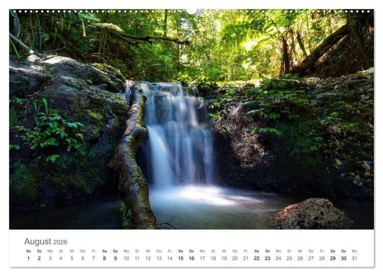 Produktbild: Wasserf&auml;lle - die sch&ouml;nsten Wasserf&auml;lle der Welt (Wandkalender 2026 DIN A2 quer), CALVENDO Monatskalender
