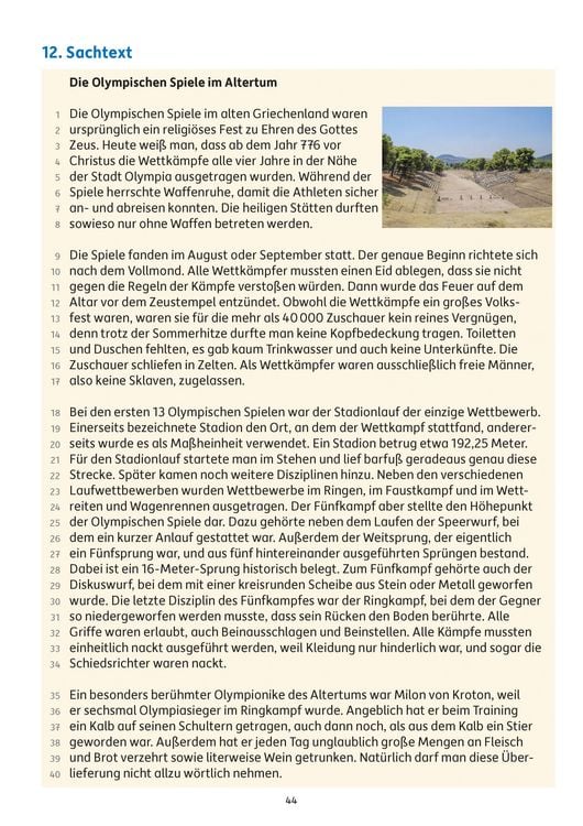 Produktbild: &Uuml;bungsheft mit Lesetests in Deutsch 4. Klasse