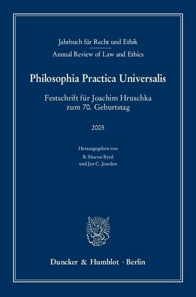 Produktbild: Jahrbuch f&uuml;r Recht und Ethik - Annual Review of Law and Ethics.