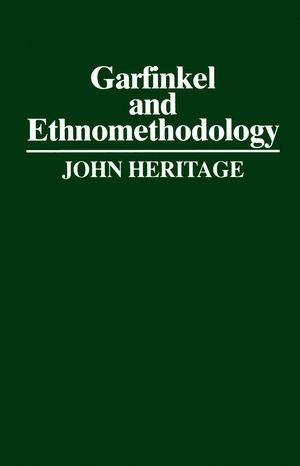 Produktbild: Garfinkel and Ethnomethodology