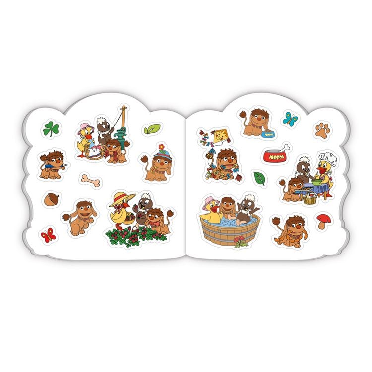 Produktbild: TR&Ouml;TSCH - Unser Sandm&auml;nnchen Moppi Mini-Malbuch mit Stickern| Ab 3 Jahren