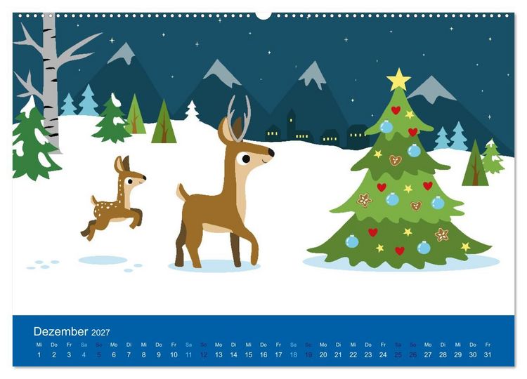 Produktbild: S&uuml;&szlig;e Tierkinder (hochwertiger Premium Wandkalender 2027 DIN A2 quer), Kunstdruck in Hochglanz