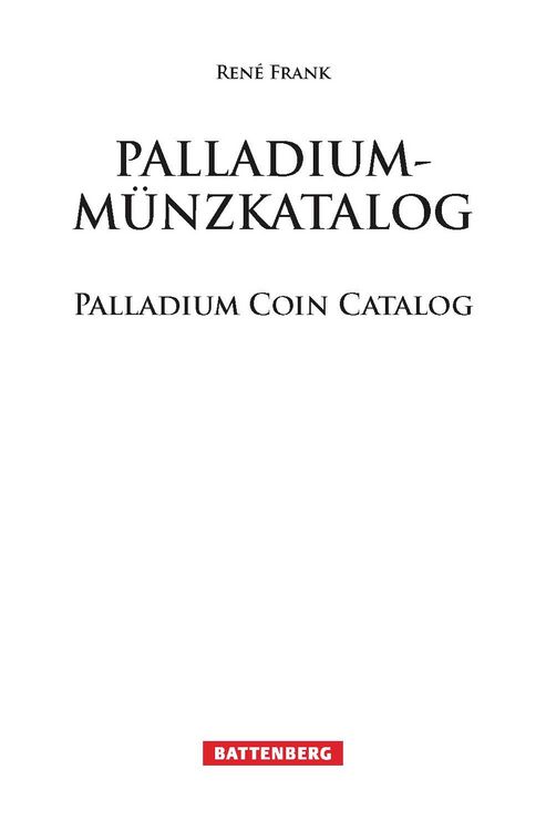 Produktbild: Palladium-M&uuml;nzkatalog
