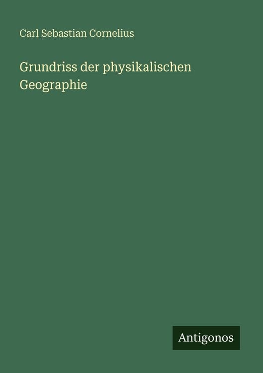 Produktbild: Grundriss der physikalischen Geographie