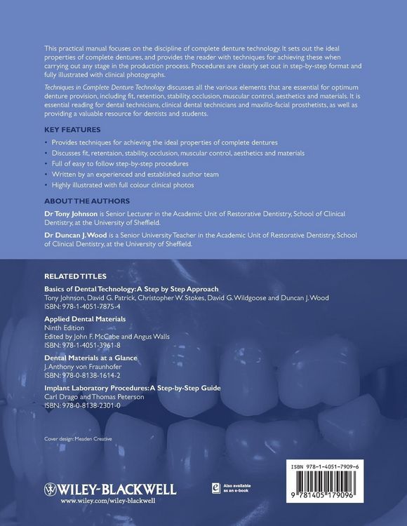 Produktbild: Techniques in Complete Denture