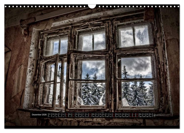 Produktbild: Lost Places, Vergessene Orte / AT-Version (Wandkalender 2026 DIN A3 quer), CALVENDO Monatskalender