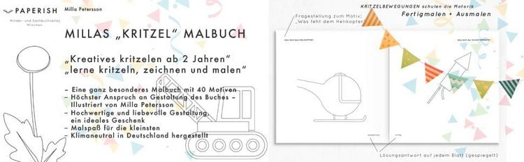 Produktbild: Millas Kritzel Malbuch - Mach Es Fertig!