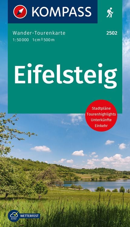 Produktbild: KOMPASS Wander-Tourenkarte Eifelsteig 1:50.000