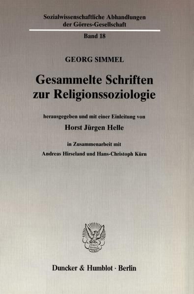Produktbild: Gesammelte Schriften zur Religionssoziologie.