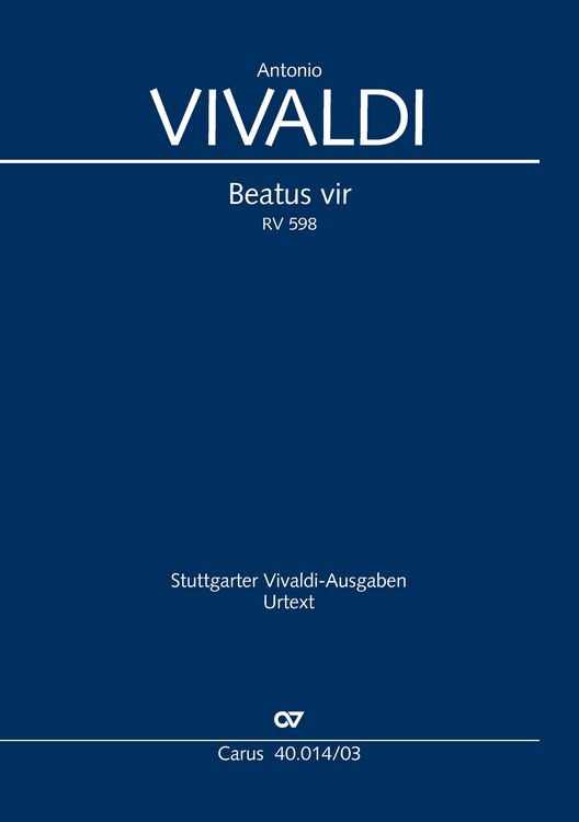 Produktbild: Beatus vir (Klavierauszug)