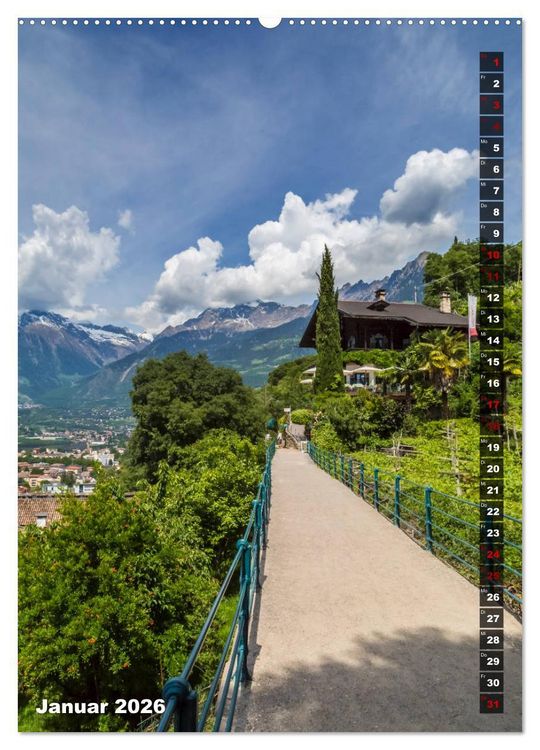 Produktbild: Stadtherz MERAN (Wandkalender 2026 DIN A2 hoch), CALVENDO Monatskalender