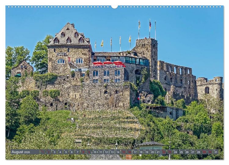 Produktbild: Burgen der Rheinromantik (Wandkalender 2026 DIN A2 quer), CALVENDO Monatskalender