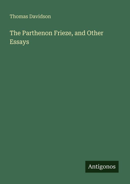 Produktbild: The Parthenon Frieze, and Other Essays