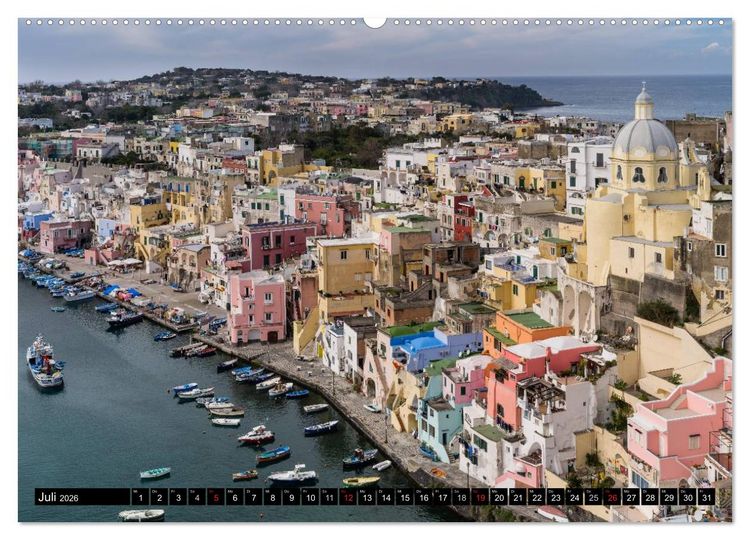 Produktbild: Neapel - Napoli (hochwertiger Premium Wandkalender 2026 DIN A2 quer), Kunstdruck in Hochglanz