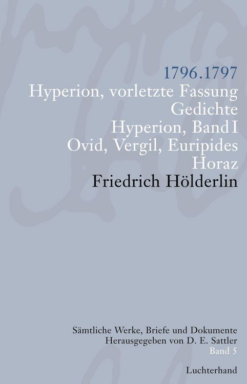 Produktbild: S&auml;mtliche Werke, Briefe und Dokumente 05