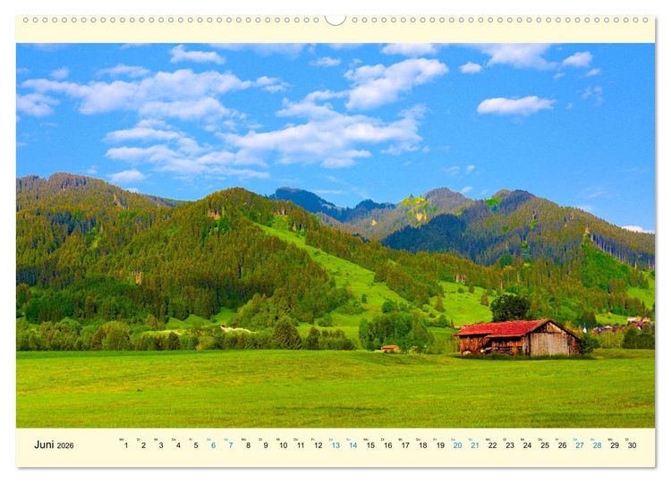 Produktbild: Beschauliches Bayern (hochwertiger Premium Wandkalender 2026 DIN A2 quer), Kunstdruck in Hochglanz