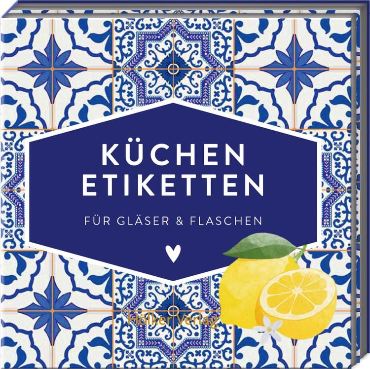 Produktbild: K&uuml;chenetiketten - Portugiesische Fliesen