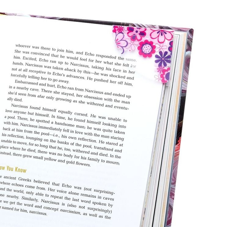 Produktbild: Easymark Pink Flowers - Dein smartes Magnet-Lesezeichen