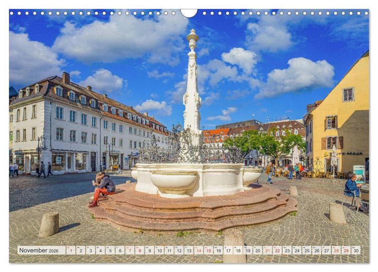 Produktbild: Saarbr&uuml;cken Impressionen (Wandkalender 2026 DIN A3 quer), CALVENDO Monatskalender