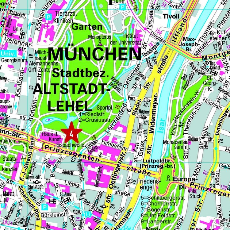 Produktbild: MARCO POLO Cityplan M&uuml;nchen 1:16.000